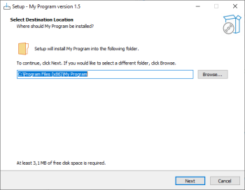 inno installer windows 10